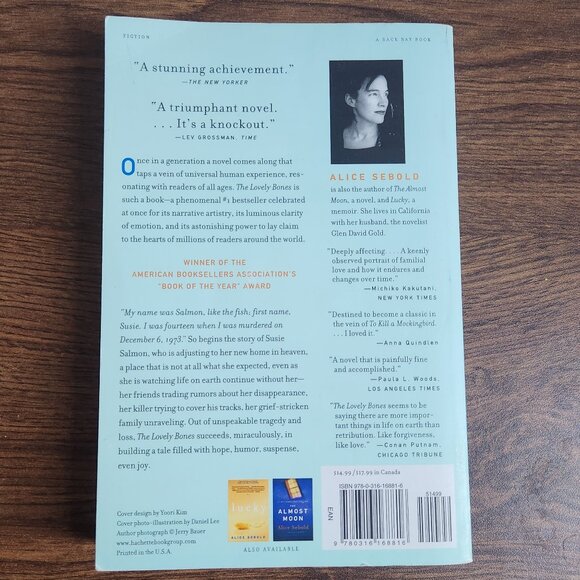 Alice Sebold Lovely Bones Novel - Picture 2 of 2